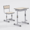 Mobiliario escolar, mesa de dos plazas, asiento ajustable, escritorio y silla para estudiantes, juegos personalizables, sillas apilables, juegos de aula