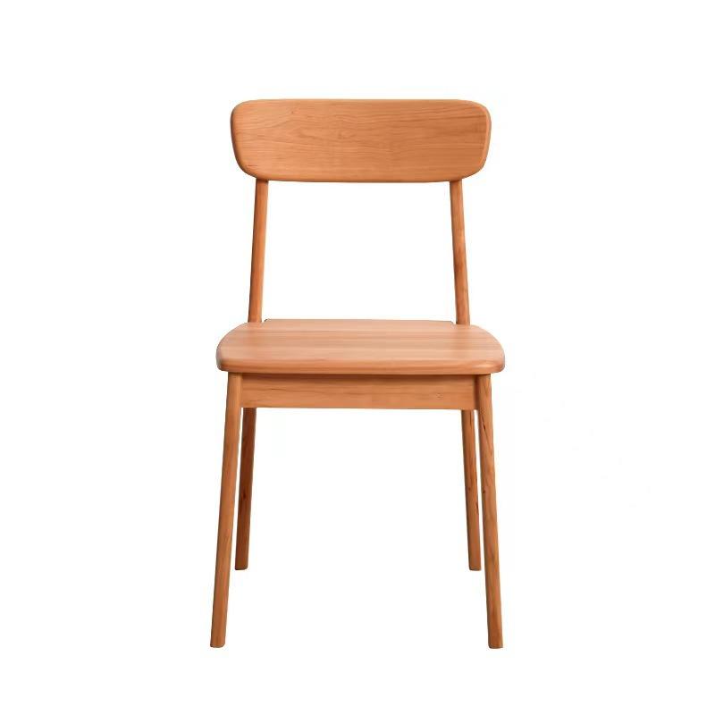 Precio barato en Stock, silla de comedor de madera maciza de diseño clásico nórdico, Modeng, cocina, comedor, restaurante, cafetería, silla para Hotel