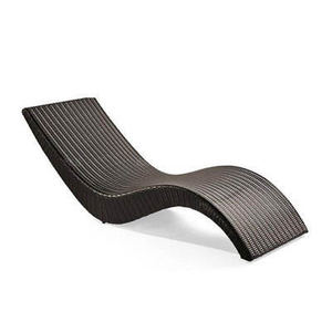 Silla de mimbre para descansar al aire libre, balcón, Patio, Permeable al agua, impermeable, protección solar, Silla de playa de ratán PE