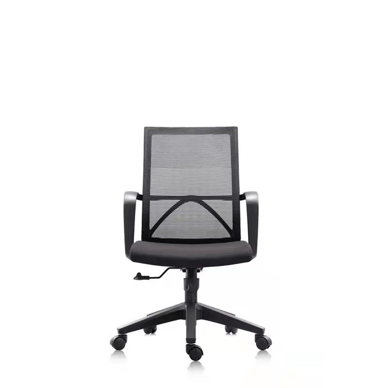 Cómodas ruedas giratorias ejecutivas, muebles de malla de tela, silla de oficina ergonómica rodante negra, muebles, sillas