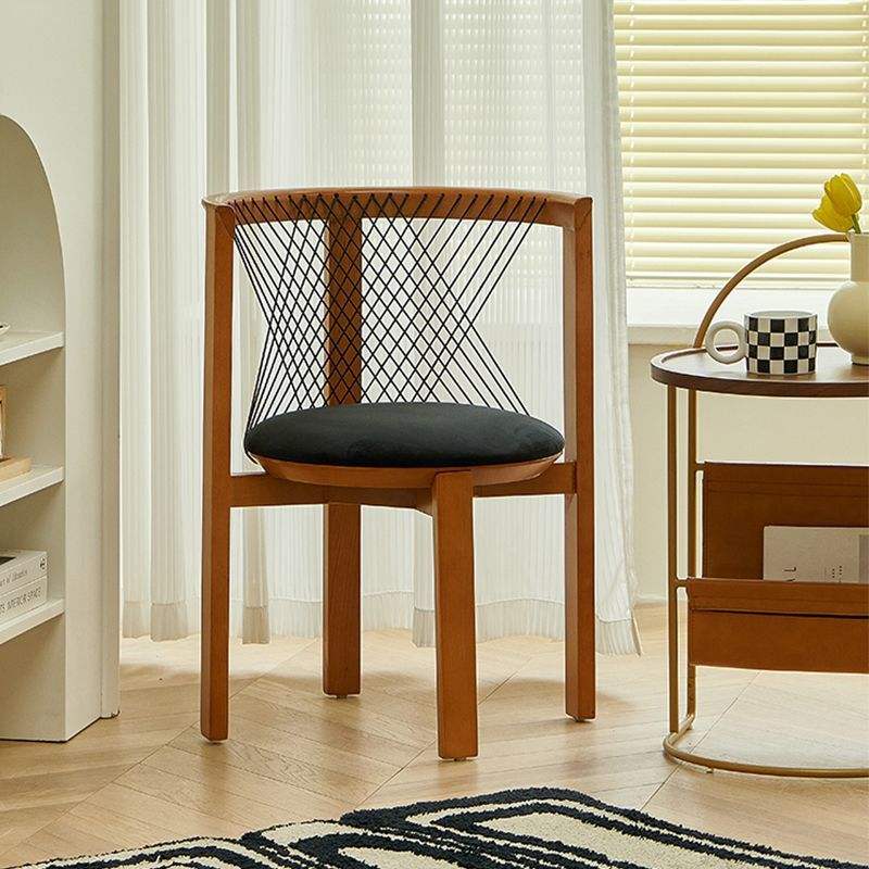 Dreamhause Silla de madera maciza de alta calidad, silla de comedor para balcón, Hotel, restaurante, sillón de madera Retro Simple, silla de comedor de diseño