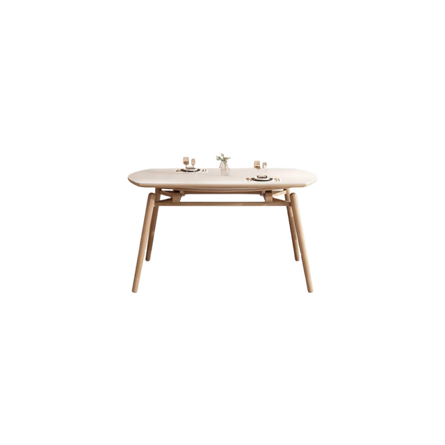 Mesa de comedor con placa de roca de madera maciza, mesa de comedor telescópica multifuncional para apartamento pequeño, mesa de comedor nórdica para restaurante