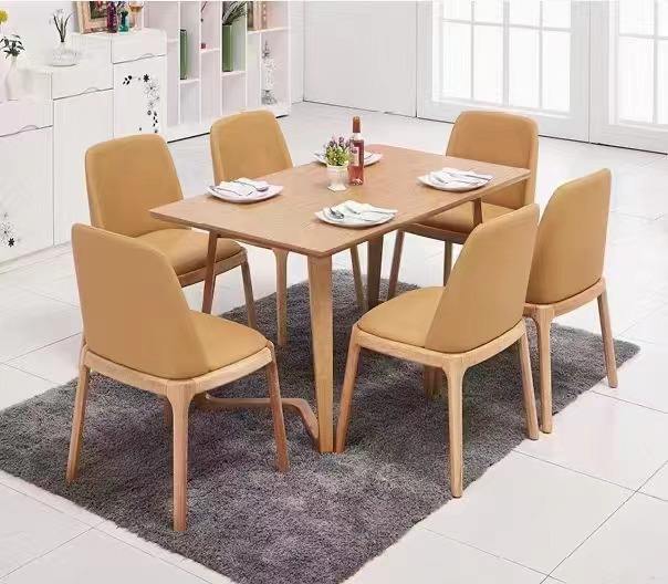 Silla de Bar de madera de cuero, taburete, muebles comerciales, sillas de comedor, silla de Bar moderna y sencilla de lujo