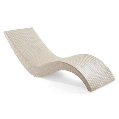 Silla de mimbre para descansar al aire libre, balcón, Patio, Permeable al agua, impermeable, protección solar, Silla de playa de ratán PE