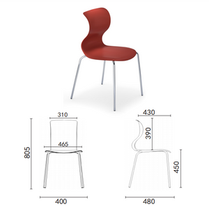 Gran oferta de fábrica, diseño moderno, Pp, metal ambiental, muebles para clínica hospitalaria, silla de espera, mesas apilables