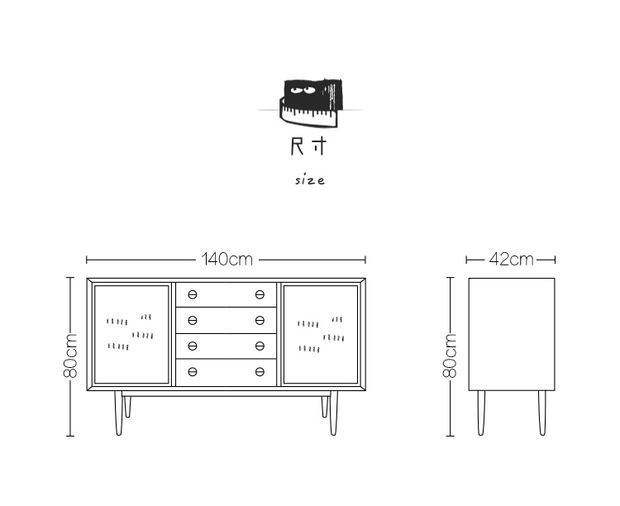 Muebles para el hogar, gabinete lateral de madera maciza de pino reciclado Natural, tablero lateral de ratán Real para sala de estar, gabinete esquinero de estilo japonés